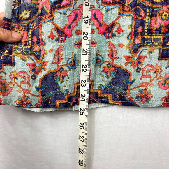 Vineet Bahl Prudence Blouse Womens M Embroidered Paisley Bohemian Anthropologie - Picture 10 of 10